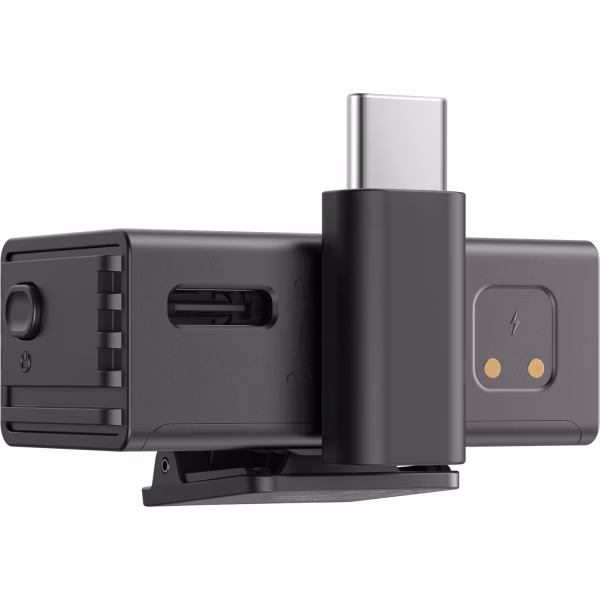 Micrófono Lavalier Inalámbrico Doble Boya con IA y Conectores USB-C y Lightning 9