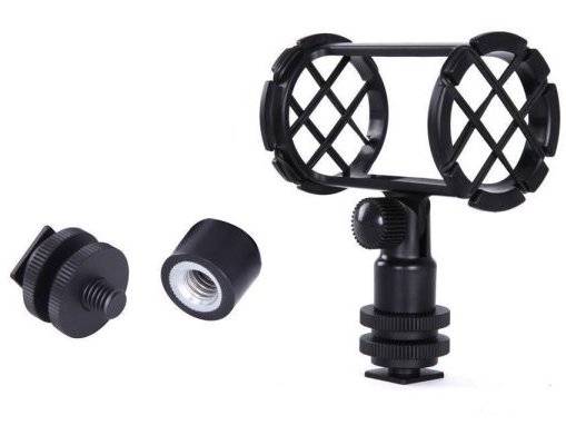 Soporte para Micrófono Boya para Caña o Montaje sobre Cámara 4