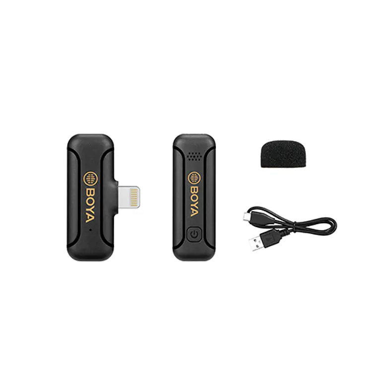 Micrófono Inalámbrico Boya con Conector Lightning y Alcance de 50 Metros 6