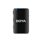 Micrófono Lavalier Inalámbrico Doble Boya BOYAMIC 3-en-1 con Grabadora Integrada y Alcance de 300 Metros - Miniatura 4