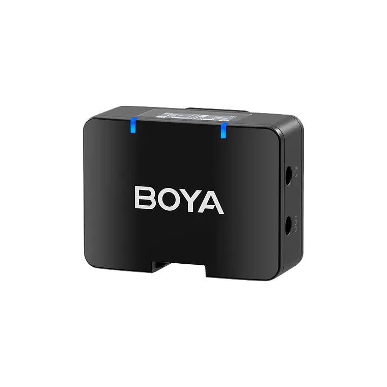 Micrófono Lavalier Inalámbrico Doble Boya BOYAMIC 3-en-1 con Grabadora Integrada y Alcance de 300 Metros 3