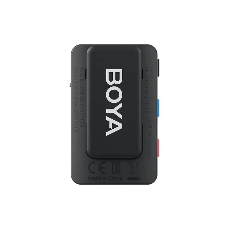 Micrófono Lavalier Inalámbrico Doble Boya BOYAMIC 3-en-1 con Grabadora Integrada y Alcance de 300 Metros 5
