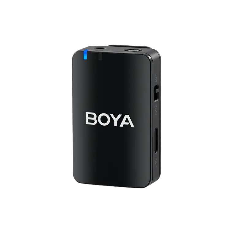 Micrófono Lavalier Inalámbrico Doble Boya BOYAMIC 3-en-1 con Grabadora Integrada y Alcance de 300 Metros 6