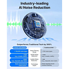 Micrófono Lavalier Inalámbrico Boya BOYALINK 3-04 con IA y Conectores USB-C y Lightning 5