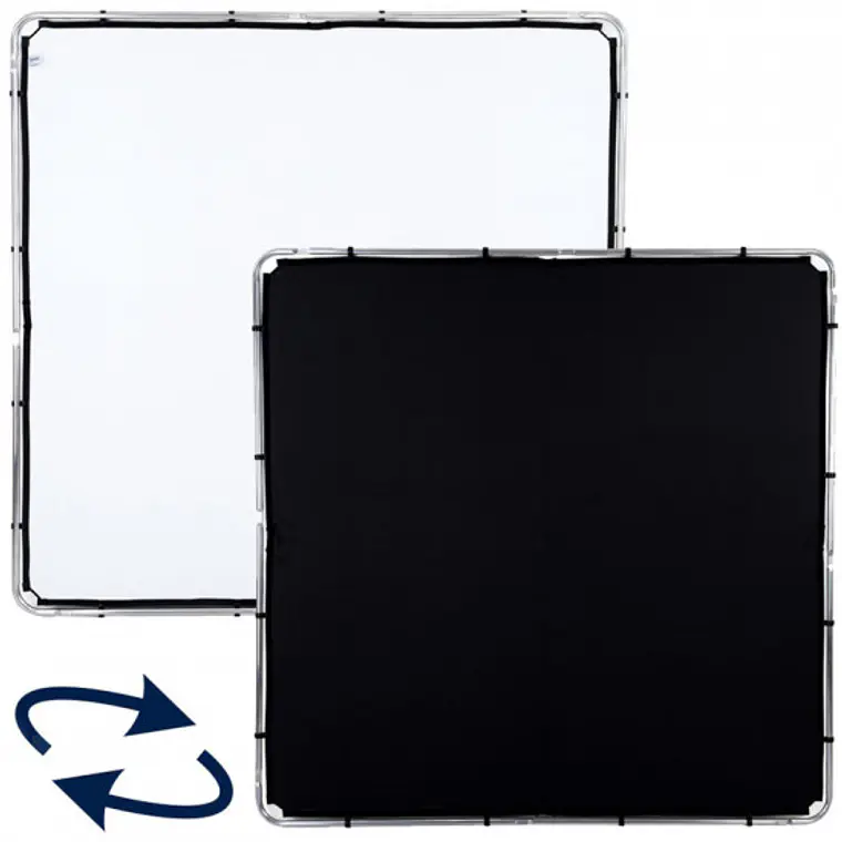 Tela Skylite Blanco/Negro Lastolite de 2 × 2 m 1