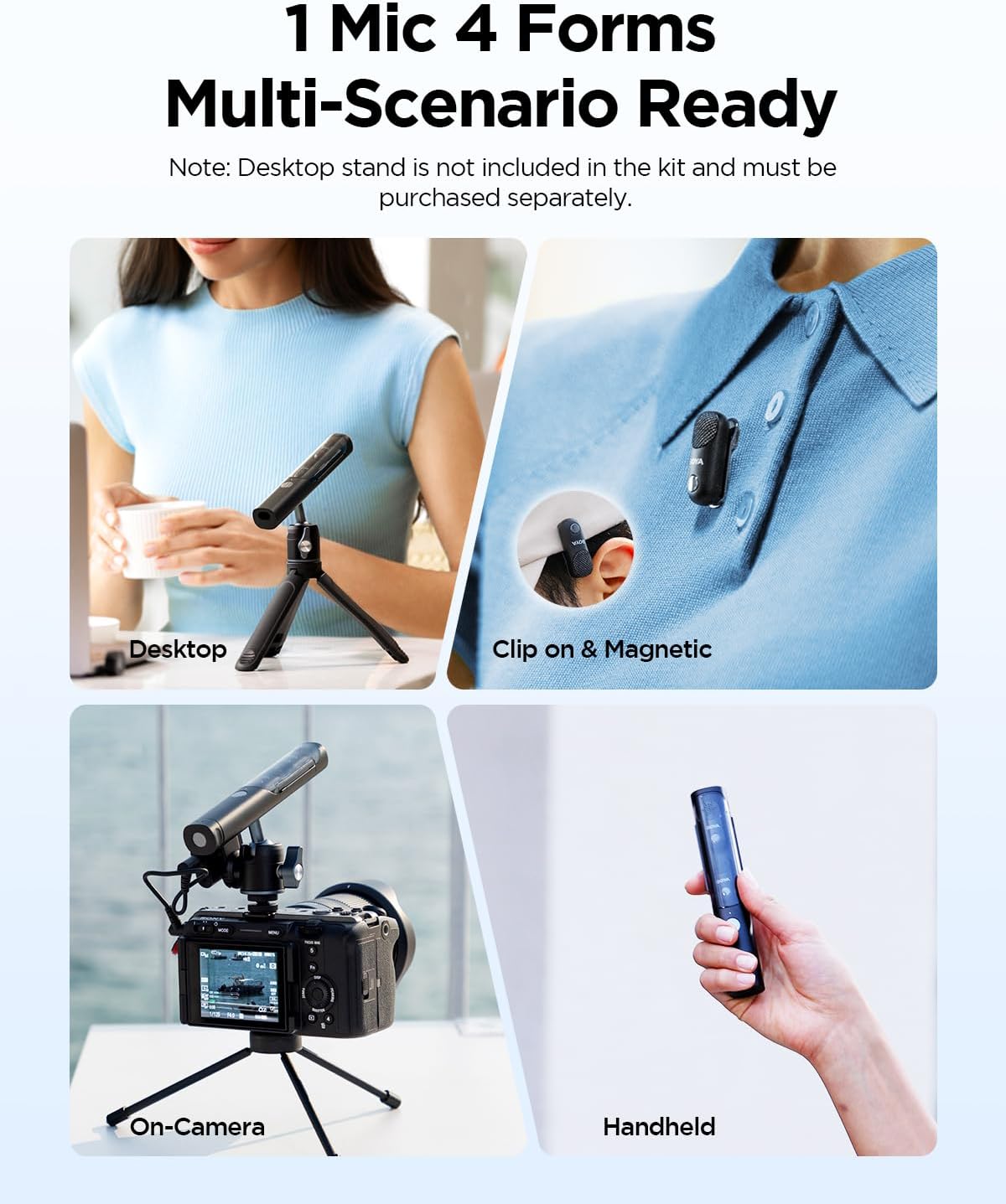 Micrófono Lavalier Inalámbrico Doble Boya Magic 03 con IA 3