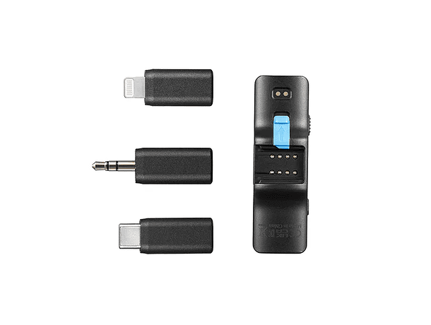 Micrófono Lavalier Inalámbrico Boya BOYALINK A2 con Conectores USB-C y Lightning