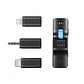 Micrófono Lavalier Inalámbrico Boya BOYALINK A2 con Conectores USB-C y Lightning - Miniatura 1
