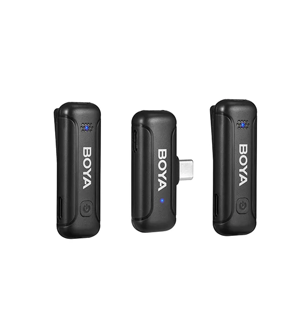 Micrófono Inalámbrico Mini Boya BY-WM3T-U2 de 2,4 GHz con Conector USB-C 4