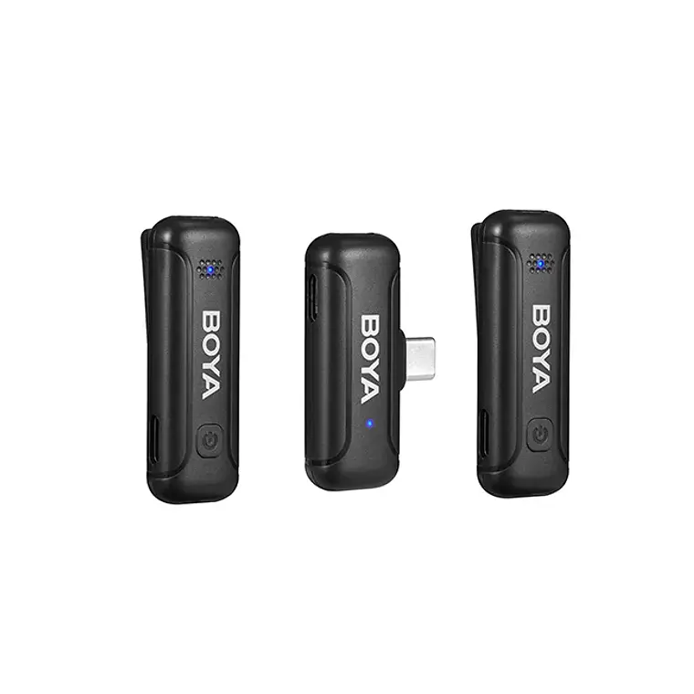 Micrófono Inalámbrico Mini Boya BY-WM3T-U2 de 2,4 GHz con Conector USB-C 4