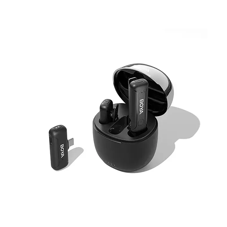 Micrófono Inalámbrico Mini Boya BY-WM3T-U2 de 2,4 GHz con Conector USB-C 1