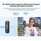 Micrófono Inalámbrico Mini Boya BY-WM3T-U2 de 2,4 GHz con Conector USB-C 8
