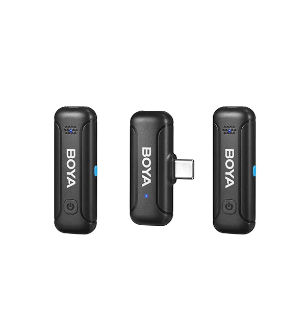 Micrófono Inalámbrico Mini Boya BY-WM3T-U2 de 2,4 GHz con Conector USB-C 5