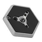 Plato Hexagonal Manfrotto con Tornillo 1/4