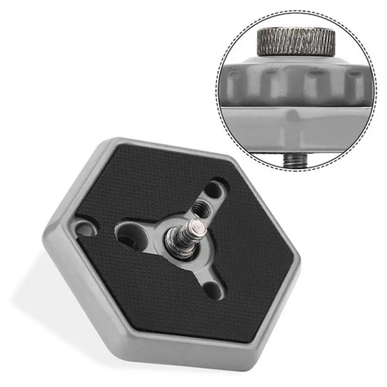 Plato Hexagonal Manfrotto con Tornillo 1/4