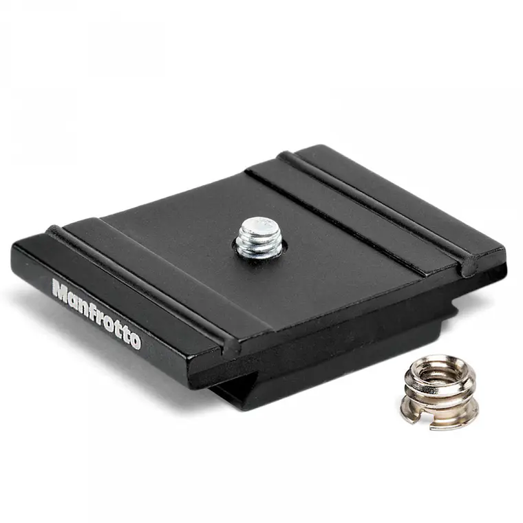 Plato de Liberación Rápida Manfrotto 200PL Light de Tecnopolímero Compatible con RC2 y Arca-Swiss 6