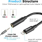 Cable Adaptador Boya BY-K8 TRS Hembra de 3,5 mm a Lightning Macho - Miniatura 5