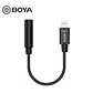Cable Adaptador Boya BY-K8 TRS Hembra de 3,5 mm a Lightning Macho - Miniatura 1
