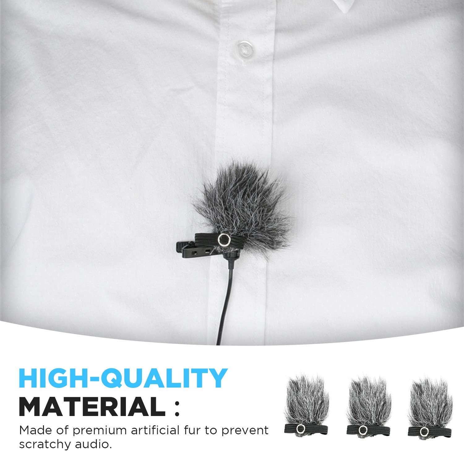 Paravientos Boya BY-B05 para Micrófono Lavalier 2