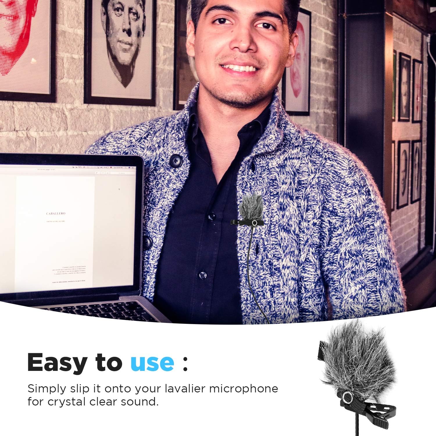 Paravientos Boya BY-B05 para Micrófono Lavalier 4