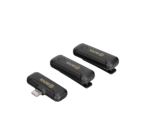 Micrófono Lavalier Inalámbrico Doble Boya BY-WM3T2-D2 con Conector Lightning  6