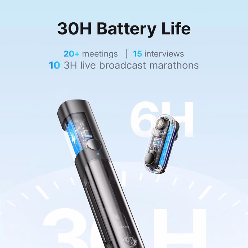 Micrófono Lavalier Inalámbrico Mini Boya Magic 07 con IA 3