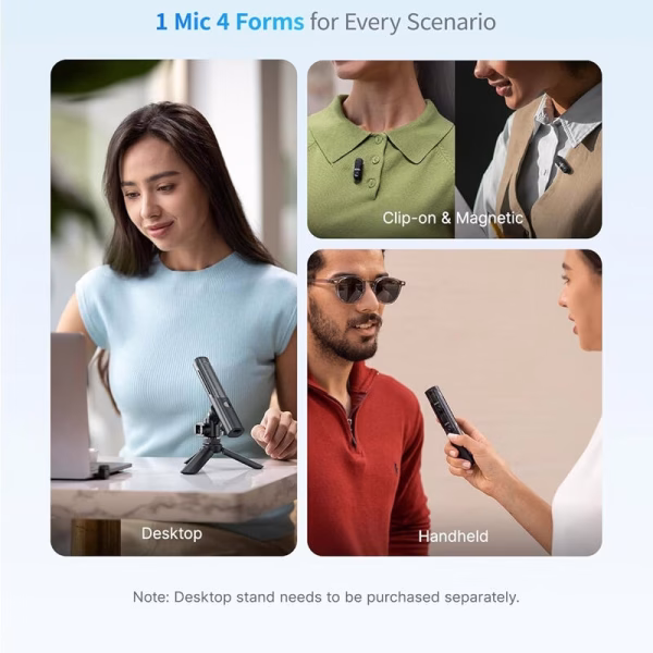 Micrófono Lavalier Inalámbrico Mini Boya Magic 07 con IA 2