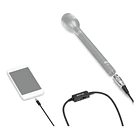 Cable Adaptador Boya BY-BCA7 con Preamplificador de Lightning a XLR Hembra 3