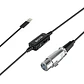 Cable Adaptador Boya BY-BCA7 con Preamplificador de Lightning a XLR Hembra - Miniatura 1