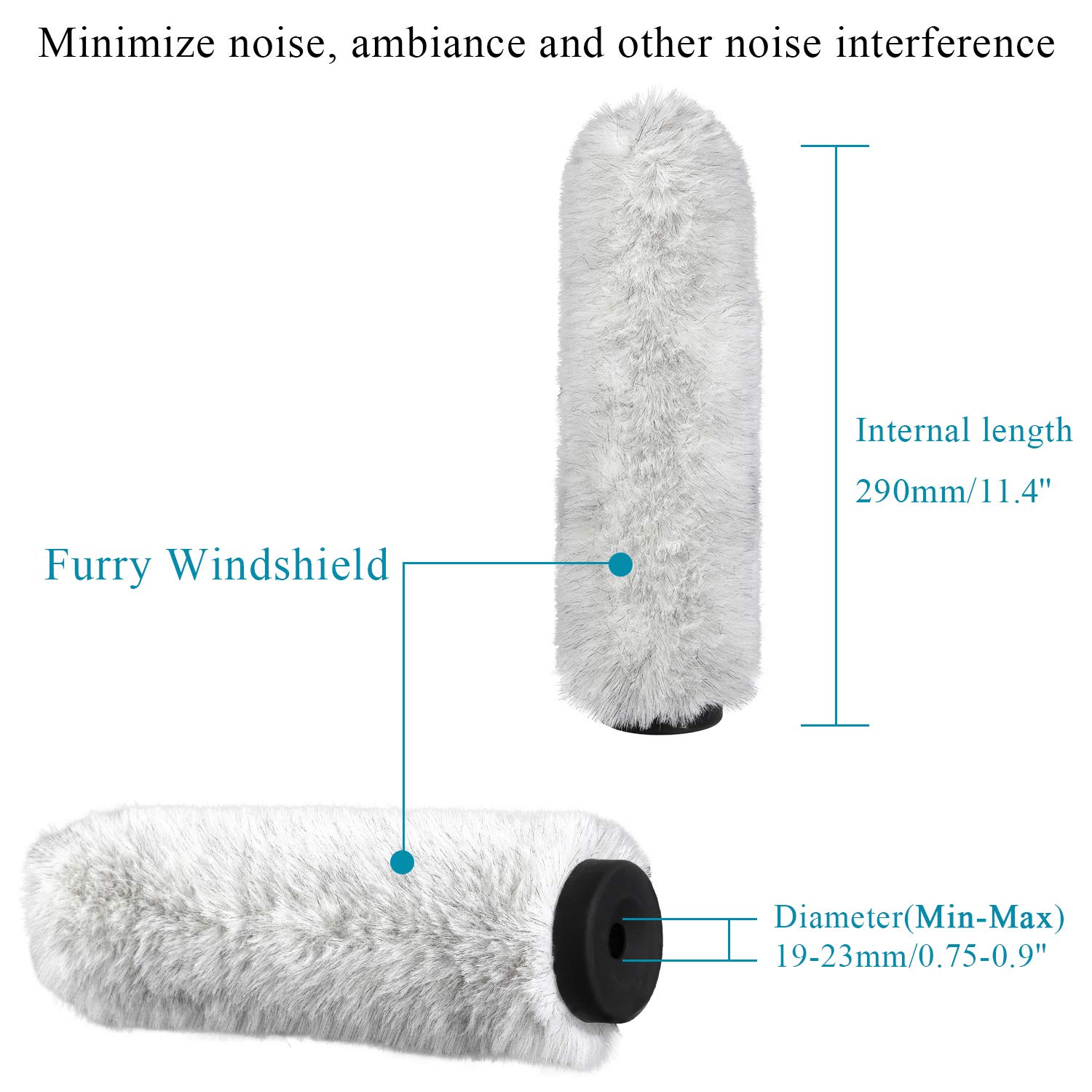 Paravientos Boya BY-P290 para Micrófono de 29cm 7