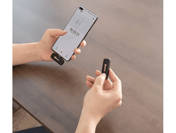 Micrófono Lavalier Inalámbrico Doble Boya BY-WM3T2-U2 con Conector USB-C 