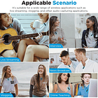 Micrófono Lavalier Inalámbrico Doble Boya BY-WM3T2-U2 con Conector USB-C  4