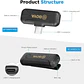 Micrófono Lavalier Inalámbrico Doble Boya BY-WM3T2-U2 con Conector USB-C  - Miniatura 7