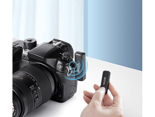 Micrófono Lavalier Inalámbrico Boya BY-WM3T2-M1 con Conector TRS 