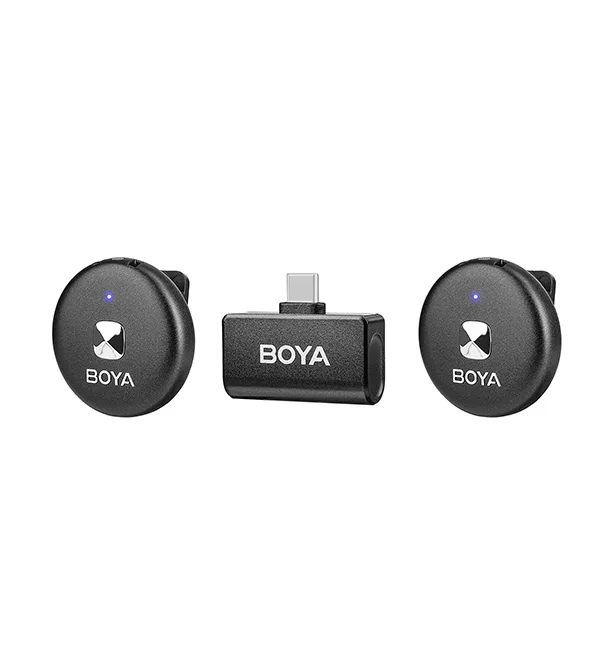 Micrófono Lavalier Inalámbrico Doble Boya Omic-U con Conector USB-C 5
