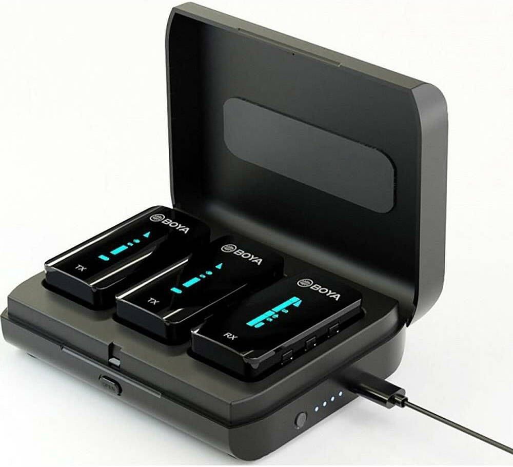 Estuche de Carga Doble Boya para Micrófonos XM6  2