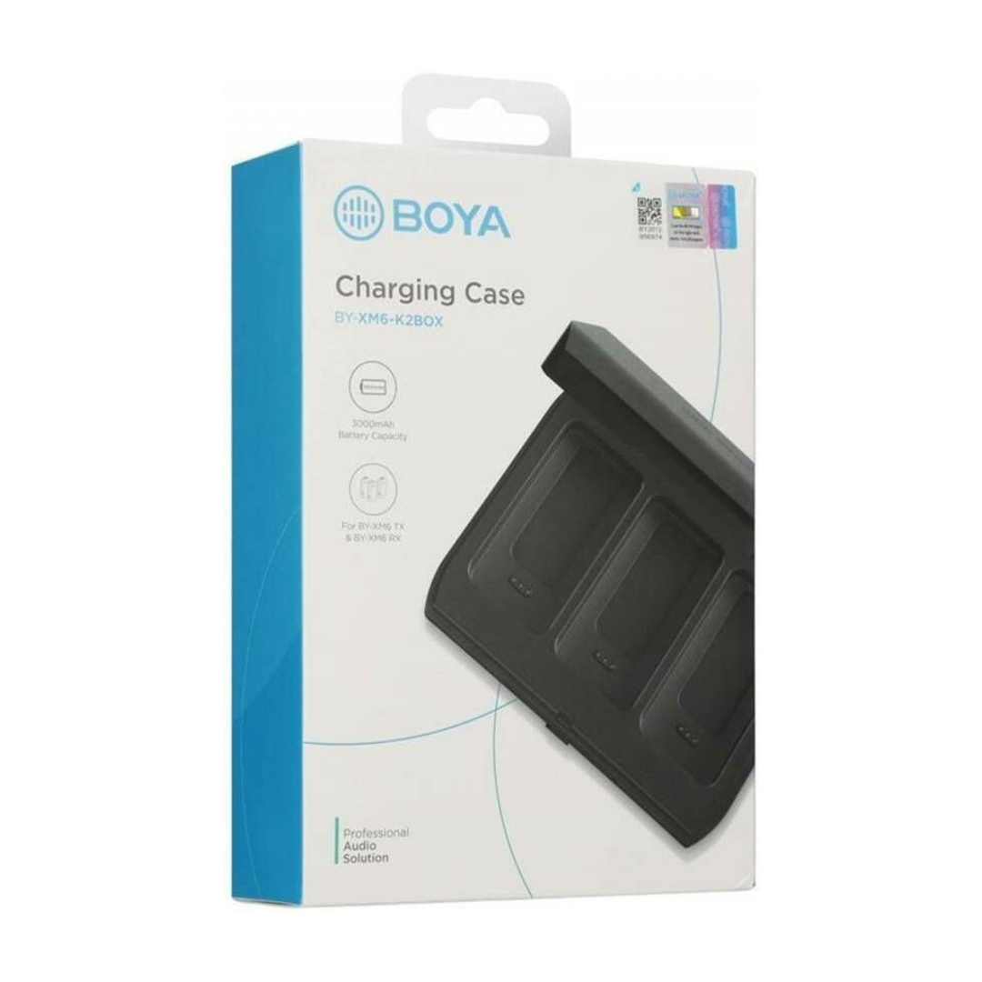 Estuche de Carga Doble Boya para Micrófonos XM6  5