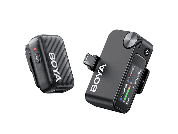 Micrófono Lavalier Inalámbrico Boya BOYAMIC 2-03 con IA 