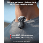 Micrófono Lavalier Inalámbrico Boya BOYAMIC 2-03 con IA  2