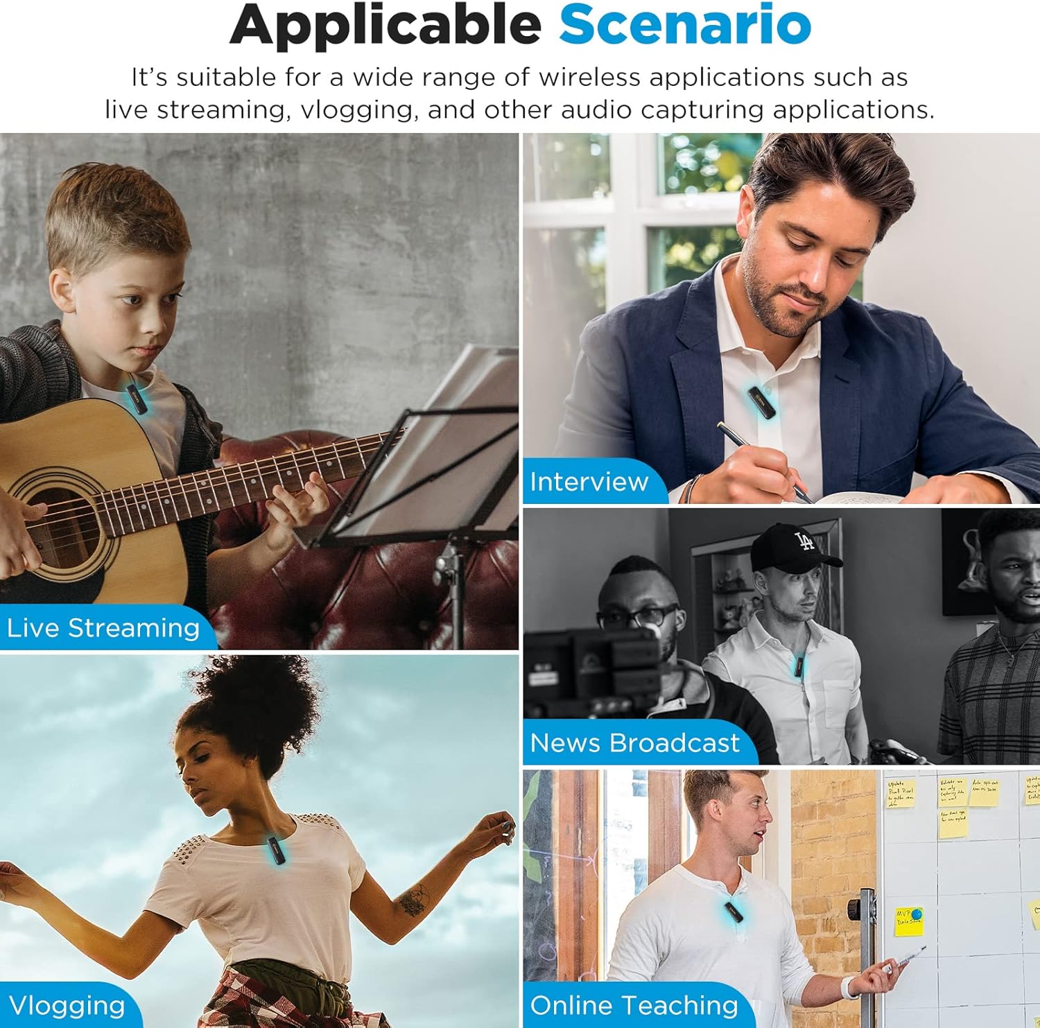 Micrófono Inalámbrico Boya BY-WM3T2-U1 con Conector USB-C  7