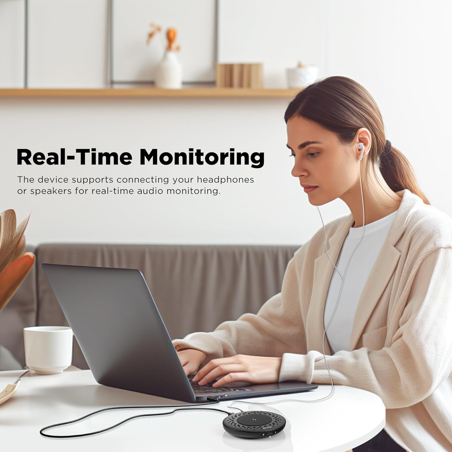 Micrófono Condensador USB Boya Blobby PRO para Conferencias con Parlante Integrado 4