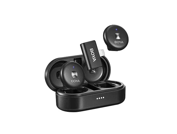 Micrófono Lavalier Inalámbrico Doble Boya Omic-D con Conector Lightning 