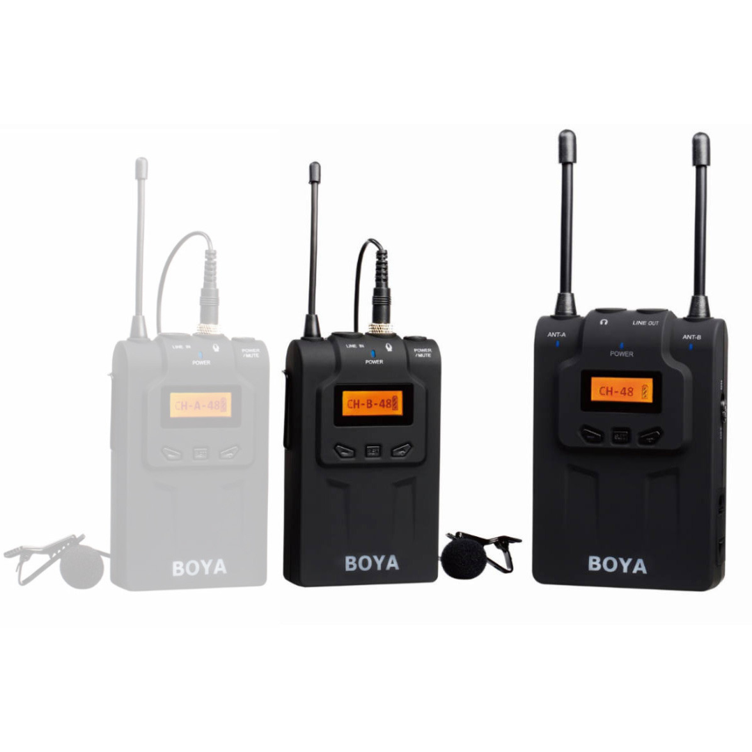 Sistema de Micrófono Inalámbrico Boya BY-WM8 Pro-K1 con Transmisor y Receptor 10