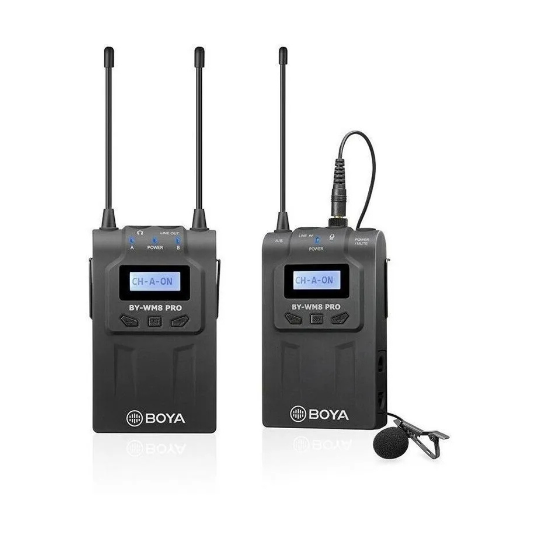 Sistema de Micrófono Inalámbrico Boya BY-WM8 Pro-K1 con Transmisor y Receptor 3