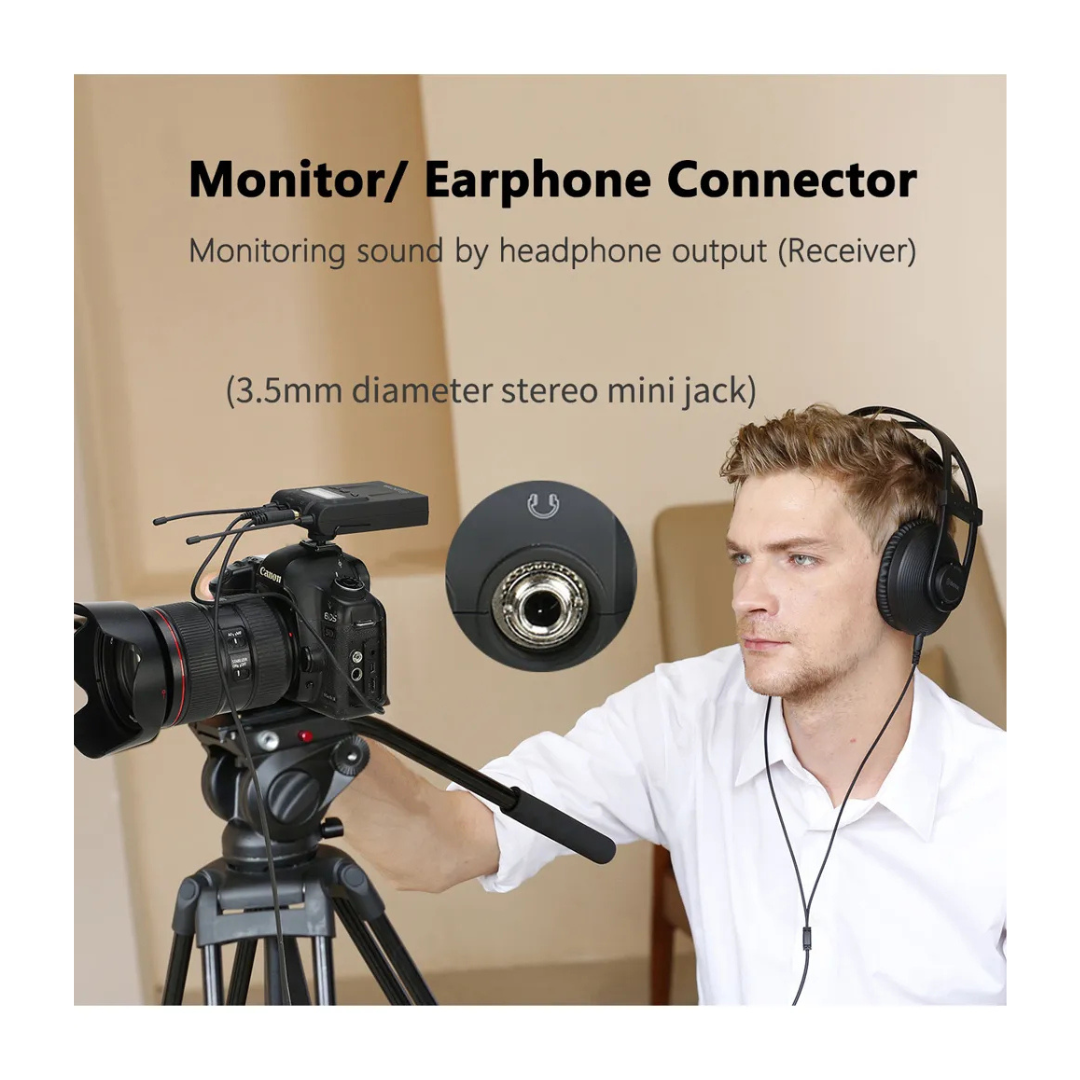 Sistema de Micrófono Inalámbrico Boya BY-WM8 Pro-K1 con Transmisor y Receptor 8