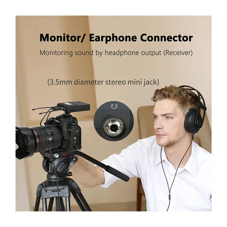 Sistema de Micrófono Inalámbrico Boya BY-WM8 Pro-K1 con Transmisor y Receptor 8