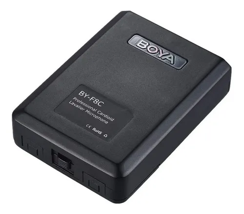 Micrófono Lavalier Cardioide Profesional Boya BY-F8C para Video e Instrumentos 6