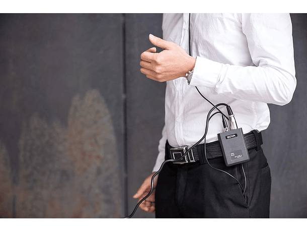 Micrófono Lavalier Cardioide Profesional Boya BY-F8C para Video e Instrumentos