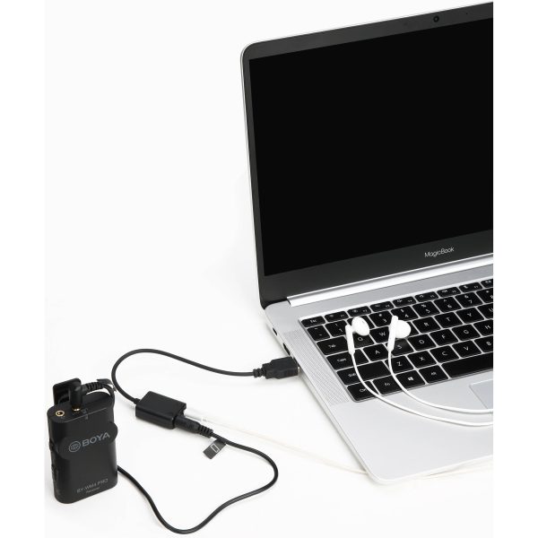 Adaptador de Audio Boya BY-EA2L USB a 3,5 mm con Salida para Audífono y Micrófono 3