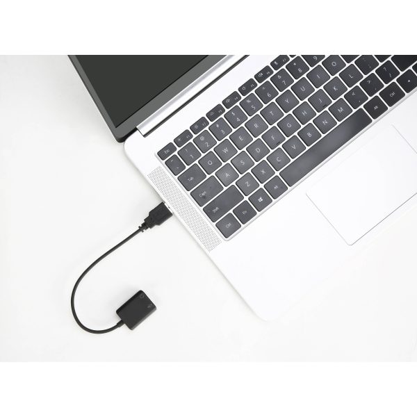 Adaptador de Audio Boya BY-EA2L USB a 3,5 mm con Salida para Audífono y Micrófono 5